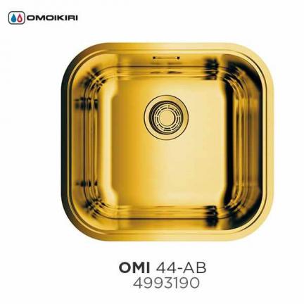 Врезная кухонная мойка с универсальной установкой Omi 44-U/IF AB Omoikiri