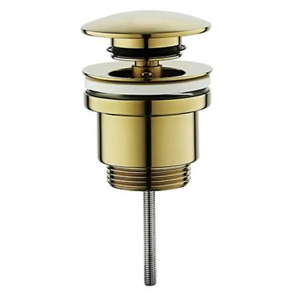 Универсальный донный клапан для раковины F62-3 золото Frap