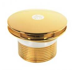 Выпуск для ванны автомат, металл (золото) 8004B Gold Kaiser