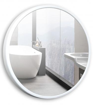 Зеркало Манхэттен белый D770 рама-металлический профиль